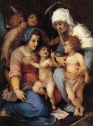 Andrea del Sarto,Andrea d Agnolo di Francesco dit Sainte Famille aux Anges Sweden oil painting artist